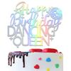 Young and Sweet Only 17 Cake Topper, 17th Birthday Decorations for Girls, Cheers to 17 Years Birthday Party Decoration Supplies, Happy 17th Birthday Cake Topper Holographic view 1