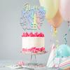 Young and Sweet Only 17 Cake Topper, 17th Birthday Decorations for Girls, Cheers to 17 Years Birthday Party Decoration Supplies, Happy 17th Birthday Cake Topper Holographic view 3