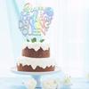 Young and Sweet Only 17 Cake Topper, 17th Birthday Decorations for Girls, Cheers to 17 Years Birthday Party Decoration Supplies, Happy 17th Birthday Cake Topper Holographic view 4