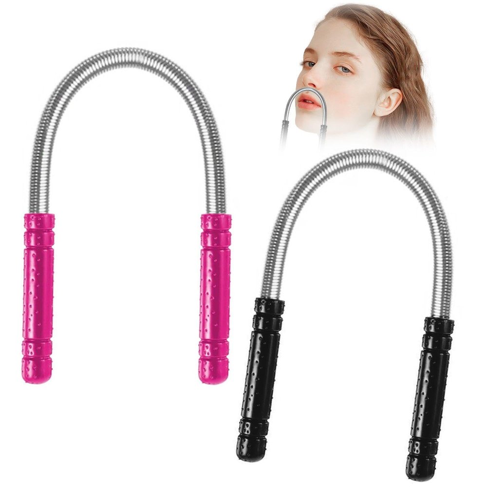 2 Pieces Facial Hair Remover, Facial Hair Remover, Beauty Tool, Hair Removal Tool, Manual Facial Hair Remover for Upper Lip, Chin, Cheeks and Neck