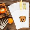 Lpitoy 10 Pcs Halloween Dinner Napkins with Built-in Flatware Pocket, Halloween Guest Napkins Paper Napkins for Halloween Dinner Party Supplies view 3