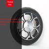 12inch Electric Wheelchair Rear Wheel Accessories, Pneumatic Tire, Bearing 17mm (5/8) - Wheelchair Wheels Replacement view 4