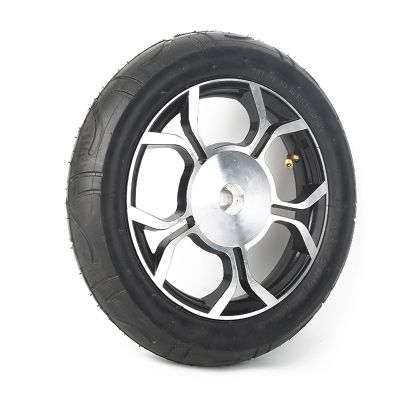 12inch Electric Wheelchair Rear Wheel Accessories, Pneumatic Tire, Bearing 17mm (5/8) - Wheelchair Wheels Replacement