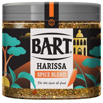 BART Harissa Spice Blend Large Pack - 180g - Warm & Aromatic, for North African & Middle Eastern Cooking