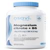 Osavi Magnesium Citrate + B6, 375 mg + 4.2 mg  180 Vegan Capsules | Supports Energy, Muscle Function & Nervous System | Magnesium Citrate with Vitamin B6 for Stress Relief & Vitality view 1