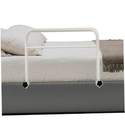 NWBZBH Adult Bed Guard, Bed Guard for Elderly Adults Carbon Steel Adjustable Adult Bed Guard Drill- Clip-On Bed Safety Guard for Student Dormitory Pregnant Women, Disabled People 19.7x11.8 Inch