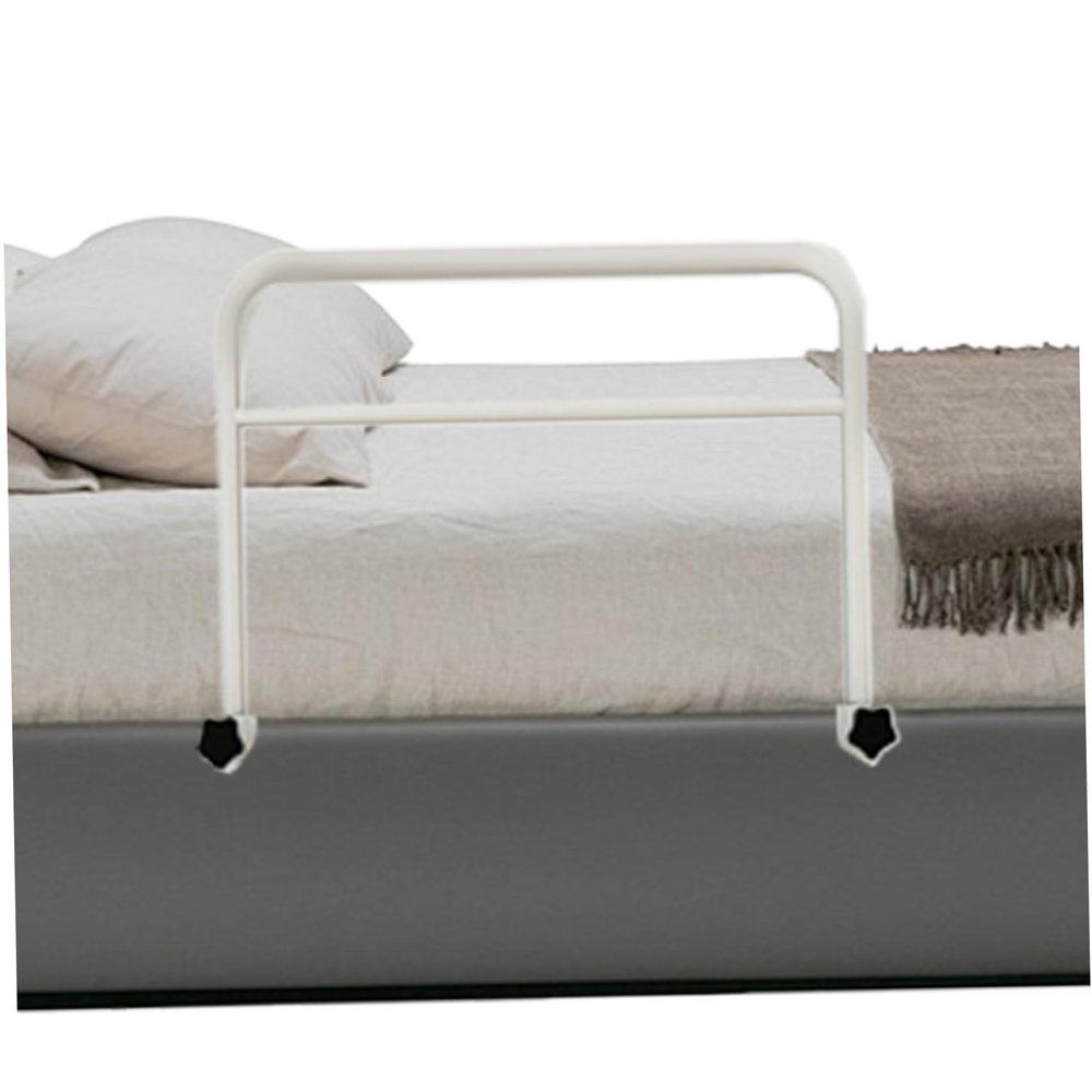 NWBZBH Adult Bed Guard, Bed Guard for Elderly Adults Carbon Steel Adjustable Adult Bed Guard Drill- Clip-On Bed Safety Guard for Student Dormitory Pregnant Women, Disabled People 19.7x11.8 Inch