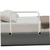 NWBZBH Adult Bed Guard, Bed Guard for Elderly Adults Carbon Steel Adjustable Adult Bed Guard Drill- Clip-On Bed Safety Guard for Student Dormitory Pregnant Women, Disabled People 19.7x11.8 Inch view 1