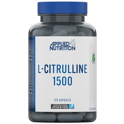 Applied Nutrition L-Citrulline 1500-1500mg L Citrulline Per Serving, Citrulline Capsules for Muscle Pump, Muscle Recovery Supplement, Increases Levels of L-Arginine and Nitric Oxide - 60 Servings