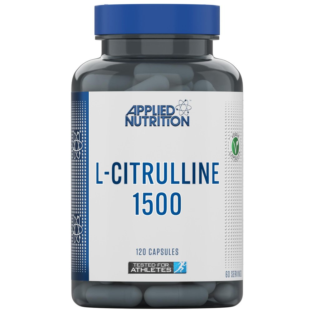Applied Nutrition L-Citrulline 1500-1500mg L Citrulline Per Serving, Citrulline Capsules for Muscle Pump, Muscle Recovery Supplement, Increases Levels of L-Arginine and Nitric Oxide - 60 Servings