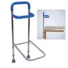 NWBZBH Bed Rails for Elderly Adults, Dual Handle Grab Bars Height Adjustable Bed Rail Bed Assist Bar Bed Rails for Seniors, Bedside Assist Bar with Floor Support, Bed Safety Handles Rails view 1