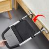 NWBZBH Safety & assisting rails, bedside handrail height-adjustable durable steel frame fall protection baffle with storage guardrail view 3