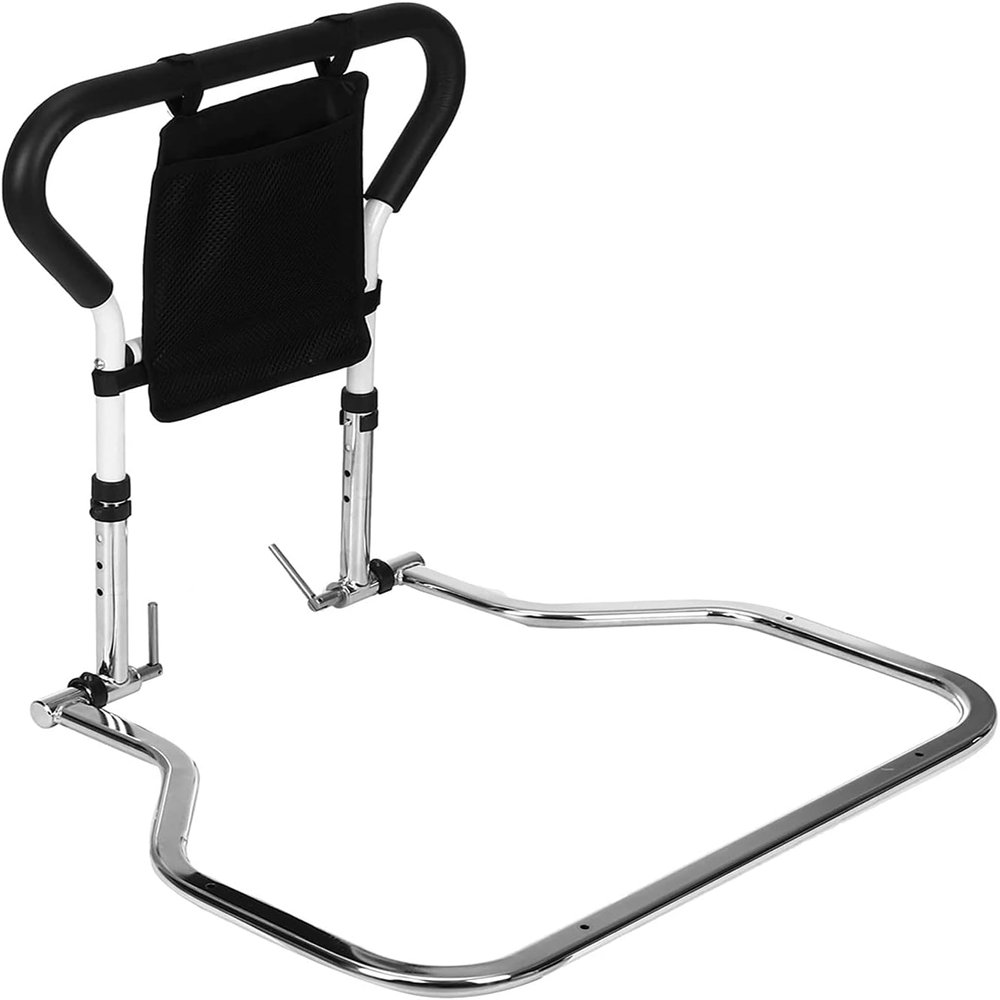 NWBZBH Bed Rail Bed Rails for Elderly Adults,Bedside Handrail with Storage Pocket,Safely Assist Handrail Bar Fall ion for Pregnant Women,Seniors,Handicap