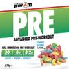 Per4m Pre Workout Powder | Intense Pump, Sustained Energy & Mental Focus | L-Citrulline, Beta Alanine & Caffeine & Added Hydration (570g, Gummy Worms) view 3
