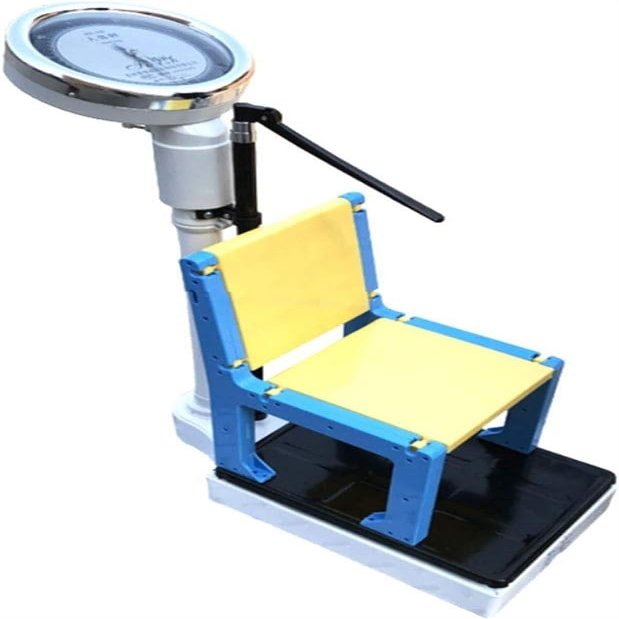 Professional Physician Weight Scale,Height And Weight Scale, Children'S Professional Mechanical Scale, With Height Pole, Analog Large Dial, Detachable Chair, Bearing Weight 160Kg