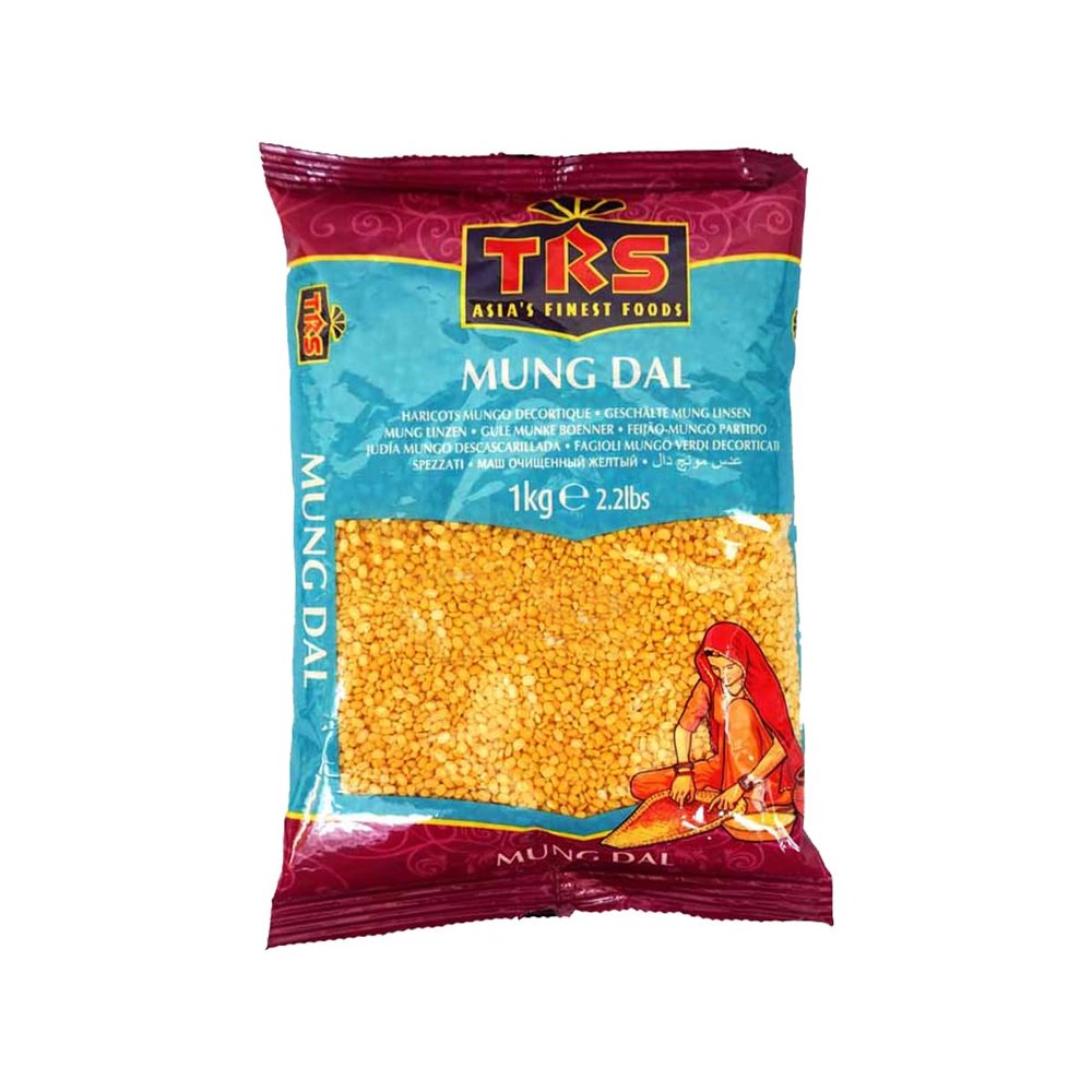 TR S Mung Dal - 1kg, Yellow Split Lentils, Rich in Protein, Perfect for Vegetarian Meals, Soups & Curries, Easy to Cook, Product of India (Pack of 1)