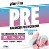 Per4m Pre Workout Powder | Intense Pump, Sustained Energy & Mental Focus | L-Citrulline, Beta Alanine & Caffeine & Added Hydration (570g, Fizzy Bubblegum Bottle) view 3