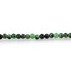 GEMKORA Natural Real Ruby Zoisite Crystals Bracelet, 3mm Best Grade Micro Cut Beads, Chakra Healing Gemstone, Beautiful Simple Jewelry, Silver Plated Jewelry 8 inch view 4