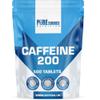 Caffeine Tablets 200mg Vegan Energy Tablet Pills Focus, Concentration, Energy Boost & Exercise Support Pre Workout Pill Improve Focus by Pure Source Nutrition (500 Tablets) view 1