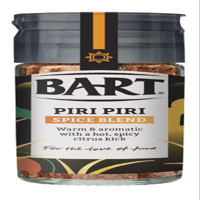 BART Piri Piri Spice Blend - Pack of 6 x 45g - Hot & Spicy, Ideal for Portuguese Cooking & Piri Piri Chicken - Spice Rack Essentials