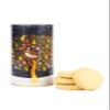 Cylinder Christmas Biscuits Tin - Traditional Scottish Shortbread Gift Set, Festive Filled Tins of Biscuits - Novelty Christmas Gifts - Luxury Biscuit Gift Sets for Women & Men, Navy view 1