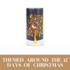Cylinder Christmas Biscuits Tin - Traditional Scottish Shortbread Gift Set, Festive Filled Tins of Biscuits - Novelty Christmas Gifts - Luxury Biscuit Gift Sets for Women & Men, Navy view 3