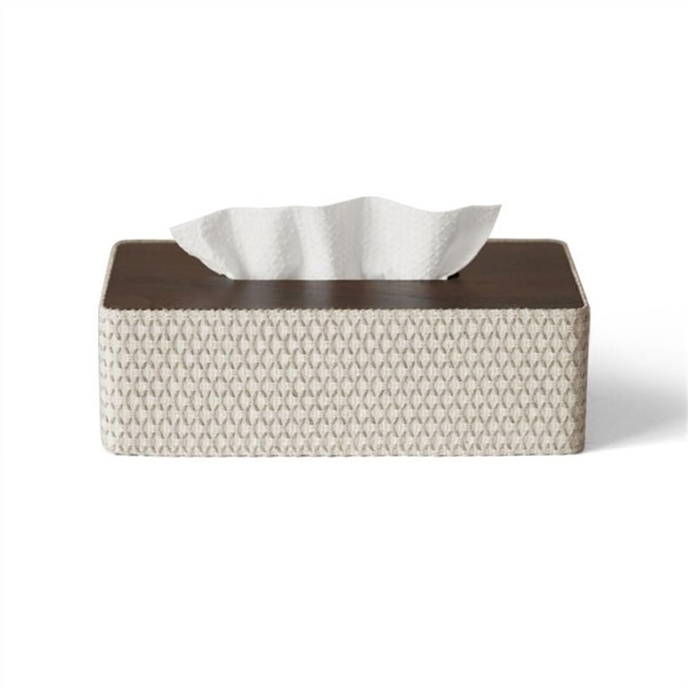 DFHS46JK Tissue Box Cover Household High-end Drawer Box Bedroom Bedside Ornaments Living Room Walnut Tissue Box In Living Room