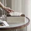 DFHS46JK Tissue Box Cover Household High-end Drawer Box Bedroom Bedside Ornaments Living Room Walnut Tissue Box In Living Room view 3