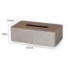 DFHS46JK Tissue Box Cover Indoor Dining Table Coffee Table Drawer Box High-grade Walnut Tissue Box Living Room Household Decoration Tissue Box In Living Room view 2