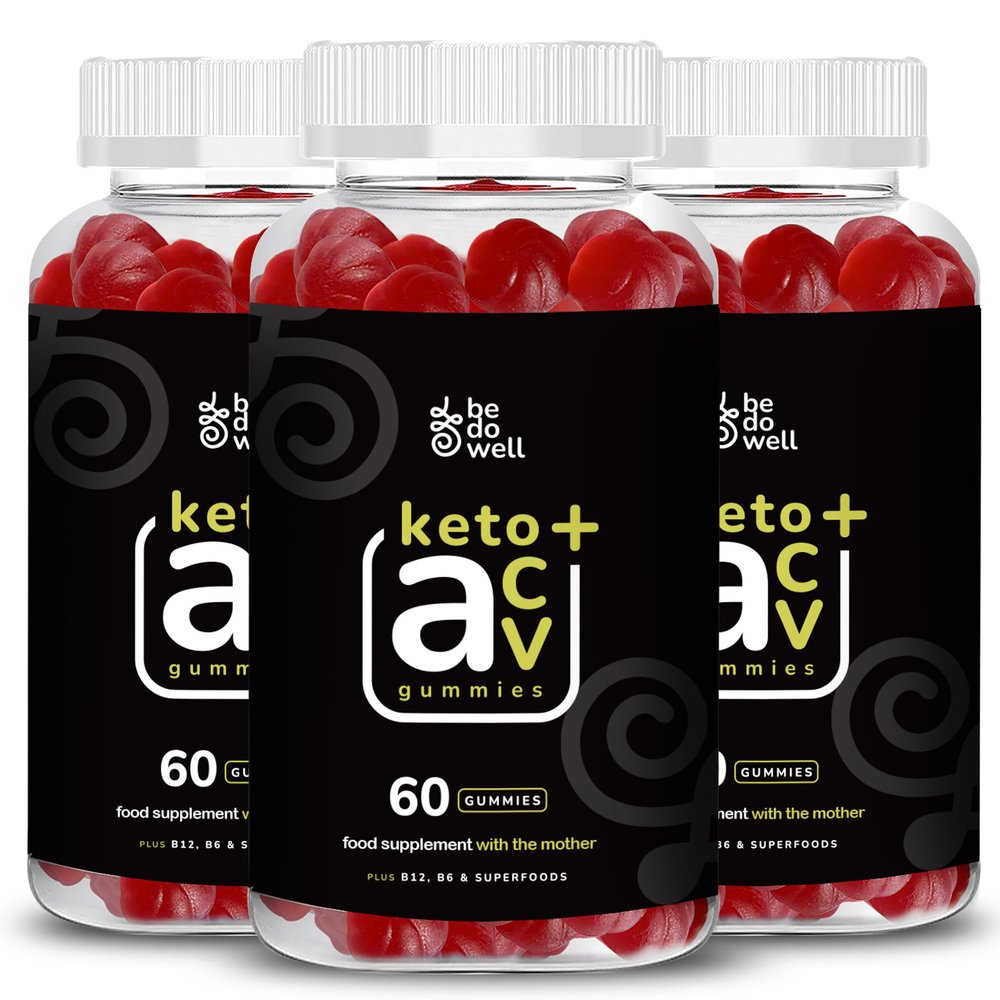 ACV Gummies Apple Cider Vinegar Gummies with Mother 1200mg- | Digestive Health, Energy, Immune and Metabolism Support | - with Vitamin C, B12, B6 & Beetroot & Pomegranate Vegan 60 Count (3)