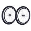 Replacement Rear Wheels for 22inch Wheelchair, 22 x 1.75 Wheelchair Wheels, Bearing: 12mm (1/2"), Manual Wheelchair Accessory, Polyurethane Pneumatic Wheels (1 Pair) view 1