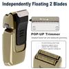 Scttomon Electric Foil Shaver Razor for Men Beard Trimmer Shaver Bald Head Shaver Hair Trimmer Cordless Waterproof view 3
