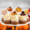 144PCS Thanksgiving Cupcake Toppers Toothpicks Decorations - Turkey Day Fall Picks Food Appetizers Sticks Party Supplies view 2
