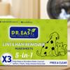 Dr.Easy LINT & HAIR REMOVER Pet HUGESHEETS with 3X Dryer Sheets, Free and Clear, 200 Count,PLANT&MINERAL-BASED FORMULA view 3