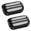 ACWOO Series 5/6 Electric Shaver Replacement Head, 2PCS 53B Electric Razors Shaver Head Compatible with All Braun Series 5/6 Electric Shavers, Easily Attach Your New Shaver Head, Smooth Shaving, Black view 1