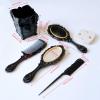 5Pcs Vintage Vanity Set with Hand Mirror Detangling Hair Brush Rat Tail Comb and Comb Holder for Makeup view 2