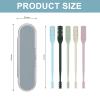 5Pcs 2-in-1 Nasal Hair Cutter and Nose Hair Knife Trimmer Set, Upgraded Double-Sided Nose Hair Remover with 360 Rotating Design, Portable Hair Removal Tool in Mixed Colors view 2