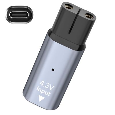 BENSN 4.3V Type-C Shaver Charger Converter Compatible With Phillips One Blade QP2520/ QP2620/ MG3730/ MG3720/ MG5730/ MG5720/ BT3206,A00390 Shaver Power Replacement Adapter