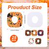 25pcs Sensor Covers for Dexcom G7, Waterproof Sensor Covers Non-Woven Fabric Monitor Overpatches Thanksgiving Style Adhesive Patches view 2