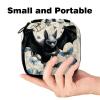 Bat-2075 First Period Kit for Girls, Tampon Pantyliners Menstrual Purse, Nursing Pad Holder with Zipper, Sanitary Collect Napkin Bag Organizer view 2