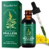 Mullein Drops Mullein Leaf Extract for Lung, Mullein Leaf Liquid Drops, Mullein Extract with Chlorophyll, Natural Health Supplement Drops for Lung Cleanse and Respiratory Health, Fast Absorption, 60ml view 1