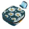 Zipper Sanitary Napkin Bag, Soft Menstrual Pad Pouch, Daisy-429 Storage Bag for Sanitary Napkin Pads, Tampon Holder Pad Purse view 1