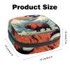 Sanitary Napkin Storage Bag, Yak-1746 Tampon Zipper Bags Pouch, Period Bag for Teen Girls Feminine Menstruation Purse view 3