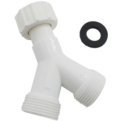 Convenient 3/4 Inch Y Shape Connector Resistant Y Piece Splitter Connector for Washing Machine & Dishwasher