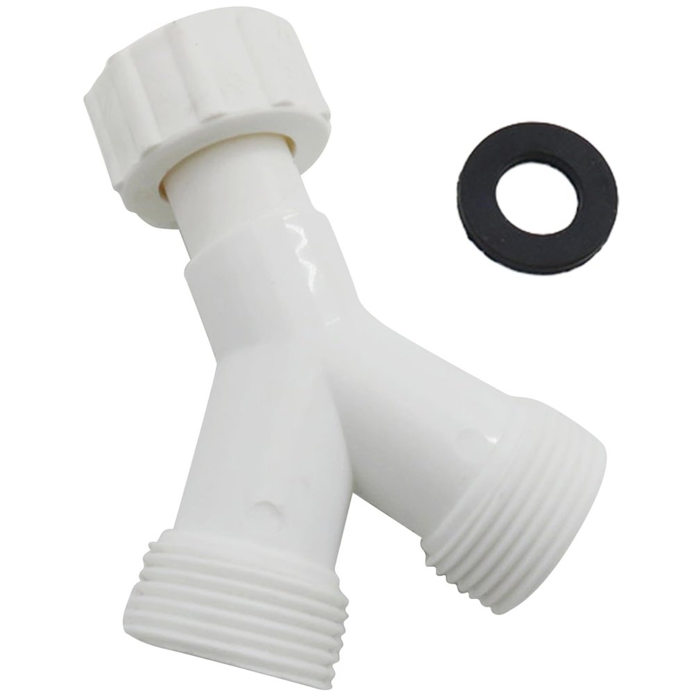 Convenient 3/4 Inch Y Shape Connector Resistant Y Piece Splitter Connector for Washing Machine & Dishwasher