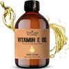 Vitamin E Oil 500ml - 100% Pure Natural Vitamin E Oil for Face, Vitamin E Oil for Hair, Vitamin E Oil for Skin, Vitamin E for Scars, Scalp, Pure Vitamin E Oil for Nails, VIT E Pure Oil, Carrier Oils view 1
