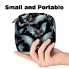 Bat-2064 First Period Kit for Girls, Tampon Pantyliners Menstrual Purse, Nursing Pad Holder with Zipper, Sanitary Collect Napkin Bag Organizer view 2