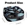 Bat-2064 First Period Kit for Girls, Tampon Pantyliners Menstrual Purse, Nursing Pad Holder with Zipper, Sanitary Collect Napkin Bag Organizer view 3