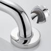 MKAK Non Slip Support Handicap Grab Bar, L Shape ABS Particle Shell Stainless Steel Handrail Bathroom Toilet Safety Handrail Anti-slip Grab Bar(White,50cm) view 4
