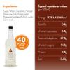 Simply Panettone Syrup, Vegan, Nut Free & Halal Certified Flavoured Syrup for Coffee, Cocktails & Baking (1 Litre) view 2